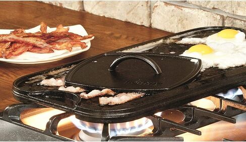 Lodge Pre-Seasoned Cast Iron Square Panini Press, 8.32 Inch | Heavy-Duty Cast Iron Press for Burgers, Sandwiches, Bacon & Everyday Griddle Cooking, Durable & Naturally Nonstick in Kuwait