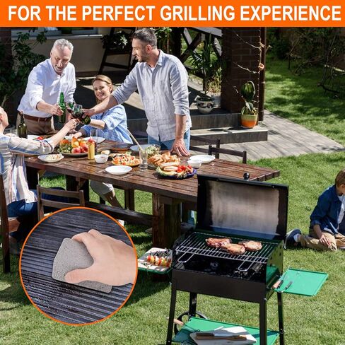 Grill Cleaning Stones Heavy Duty Griddle Bricks Flat Top Griddle Cleaning Block Removing Stains for BBQ-3 Pack with Handle in Saudi Arabia