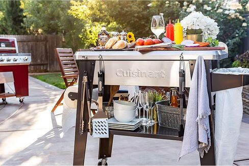 طاولة تحضير الشواية المصنوعة من الفولاذ المقاوم للصدأ للاستخدام الخارجي من Cuisinart CPT-194 in Kuwait