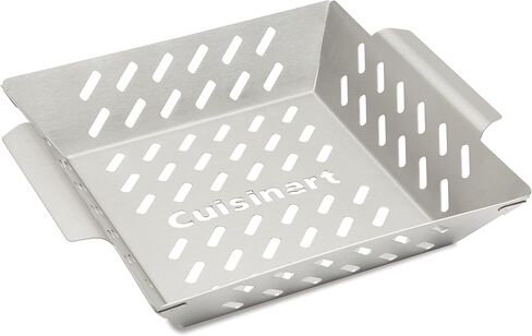 Cuisinart CGWM-019 Stainless Steel BBQ Wok - Grilling Basket with Built-in Handles in Saudi Arabia
