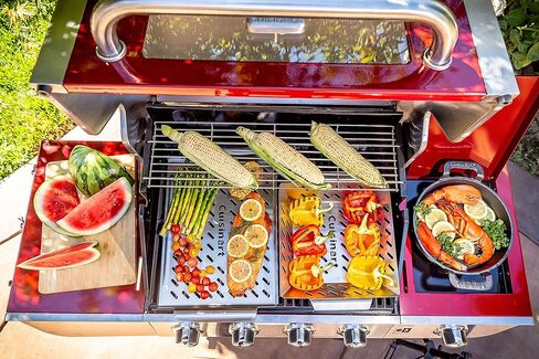Cuisinart CGWM-019 Stainless Steel BBQ Wok - Grilling Basket with Built-in Handles in Saudi Arabia