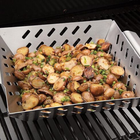 Cuisinart CGWM-019 Stainless Steel BBQ Wok - Grilling Basket with Built-in Handles in Saudi Arabia