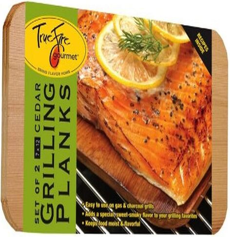 TrueFire Gourmet TFplanks12-2 2-Pack Cedar Grilling Plank, 7 by 12-Inch in Saudi Arabia