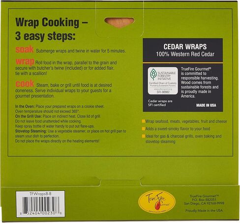 لفائف الأرز ترو فاير جورميت TFWraps8-8 ، 18.25 × 20.32 سم، 8 قطع (عبوة من 1) in Kuwait