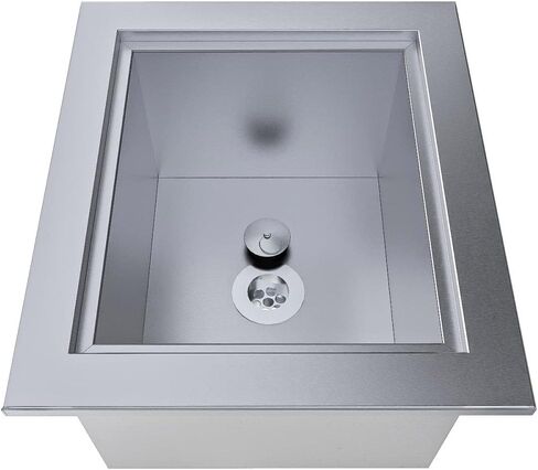 SUNSTONE TEX-15IC Texan Series 15 Inch Ice Bin, Stainless stell in Saudi Arabia