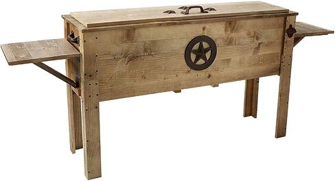 BACKYARD EXPRESSIONS PATIO · HOME · GARDEN 908343 Coastal Design Outdoor Patio Cooler, 45 Quart, Grey/Teal Anchor in Saudi Arabia