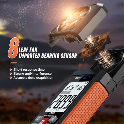 مقياس سرعة الرياح Protmex، 6 وحدات لسرعة الرياح، مقياس شدة الريح مع شاشة LCD كبيرة، قياس الرطوبة في درجة حرارة الرياح، الحد الأقصى/الدقيقة/AVG، الاحتفاظ بالبيانات، درجة مئوية/درجة فهرنهايت، إضاءة خلفية، وظائف الإيقاف التلقائي، مقياس CFM in Kuwait