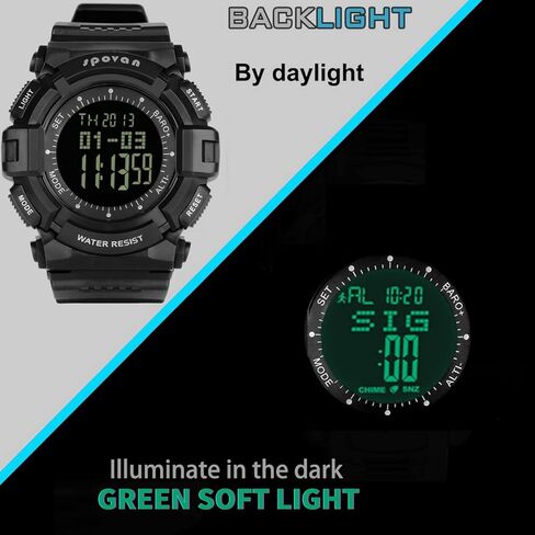 CakCity Military Watches for Men Waterproof Altimeter Tactical Army Outdoor Watches with Barometer Pedometer Thermometer in Saudi Arabia