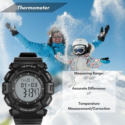 CakCity Military Watches for Men Waterproof Altimeter Tactical Army Outdoor Watches with Barometer Pedometer Thermometer in Saudi Arabia