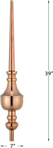 Good Directions 743 Victoria Finial، 39 بوصة مع حامل، نحاس مصقول in Kuwait