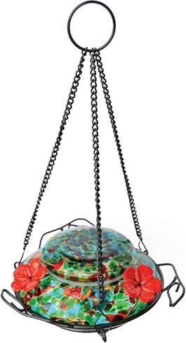 Nature's Way Bird Products Hand Blown Glass Hummingbird Feeder Bundle in Saudi Arabia