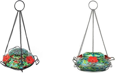 Nature's Way Bird Products Hand Blown Glass Hummingbird Feeder Bundle in Saudi Arabia