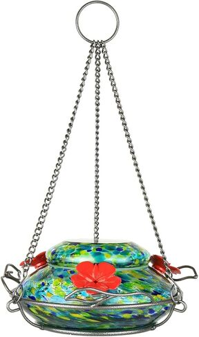 Nature's Way Bird Products Hand Blown Glass Hummingbird Feeder Bundle in Saudi Arabia