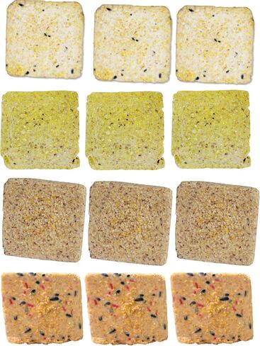 Suet Cake 12 Pack | Case of 12 Suet Cakes for Wild Birds (Woodpecker High Energy) in Kuwait