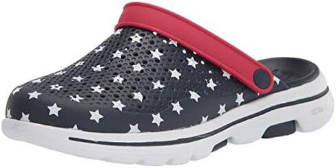قبقاب رجالي من Skechers Foamies Gowalk 5 نجوم وخطوط in Saudi Arabia