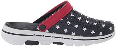 قبقاب رجالي من Skechers Foamies Gowalk 5 نجوم وخطوط in Saudi Arabia