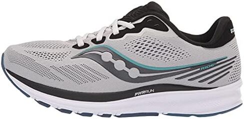 حذاء الركض الرجالي Saucony Ride 14, رمادي داكن/ أسود, 46 EU Narrow in Kuwait