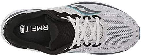 حذاء الركض الرجالي Saucony Ride 14, رمادي داكن/ أسود, 46 EU Narrow in Kuwait