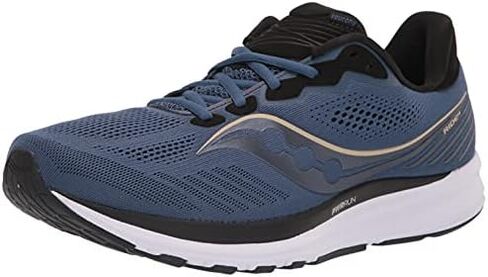 حذاء الركض الرجالي Saucony Ride 14, رمادي داكن/ أسود, 46 EU Narrow in Kuwait