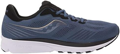 حذاء الركض الرجالي Saucony Ride 14, رمادي داكن/ أسود, 46 EU Narrow in Kuwait