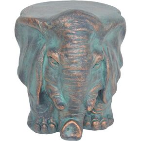 Christopher Knight Home Salome Elephant Garden Stool, Copper Patina
