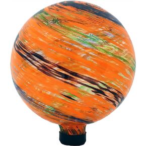 Sunnydaze 10-Inch Glass Outdoor Gazing Globe - Reflective Ball Yard Ornament for Patio or Lawn - Bright Summer Burst in Saudi Arabia