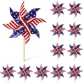 HOOSUN 12 Pack Rainbow Pinwheels for Yard and Garden,Rainbow Party Decorations for Kids, Colorful Garden Wind Spinners Outdoor Decor,Party Favors for Kids,Lawn,Yard,Patio in Saudi Arabia