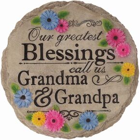 Spoontiques - Garden Décor - Garden Stone Sweet Home Stepping Stone - Decorative Stone for Garden