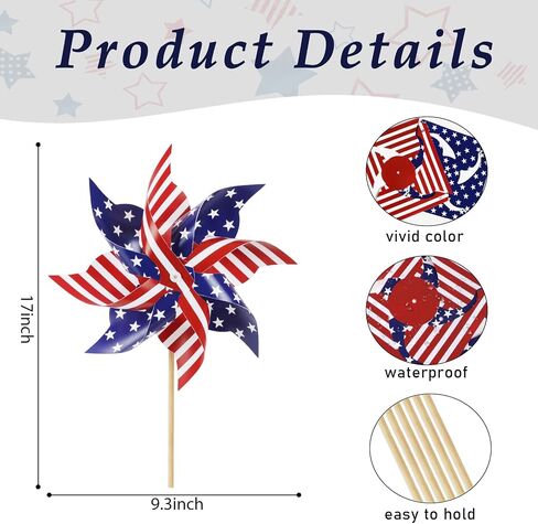 HOOSUN 12 Pack Rainbow Pinwheels for Yard and Garden,Rainbow Party Decorations for Kids, Colorful Garden Wind Spinners Outdoor Decor,Party Favors for Kids,Lawn,Yard,Patio in Kuwait