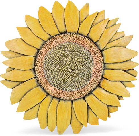 NAT & Jules Sunflower Colorful Finish 12 inch Resin Decorative Stepping Stone in Kuwait