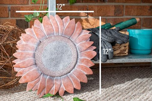 NAT & Jules Sunflower Colorful Finish 12 inch Resin Decorative Stepping Stone in Kuwait