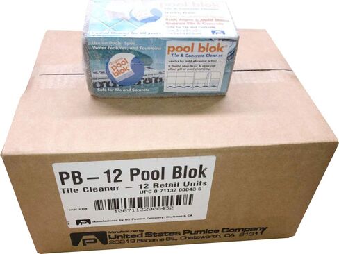 Pumie Pool Blok PB-12 Tile and Concrete Cleaning Pumice Stone for Pools | Pack of 1 in Kuwait