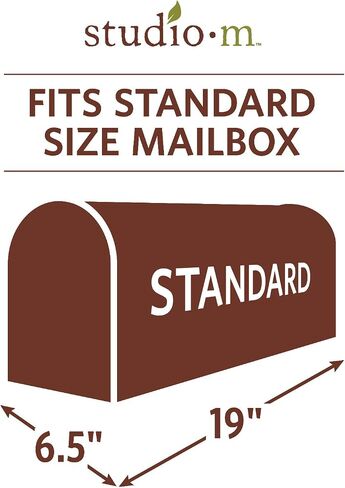 Studio M Geranium Flowers Decorative MailWrap, The Original Magnetic Mailbox Cover, Made in USA, Superior Weather Durability, Standard Size fits 6.5W x 19L Inch Mailbox in Saudi Arabia