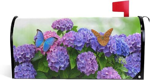 ALAZA Summer Time with Beach Magnetic Mailbox Cover MailWraps Garden Yard Home Decor for Outside Standard Size-18"x 20.8" in Kuwait