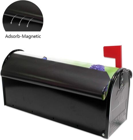 ALAZA Summer Time with Beach Magnetic Mailbox Cover MailWraps Garden Yard Home Decor for Outside Standard Size-18"x 20.8" in Kuwait