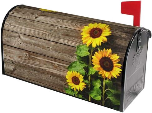 American Flag Mailbox Covers, Firework Eagle Magnetic Post Box Cover Wraps Standard Size 21x18 in for Garden Yard Decor in Kuwait