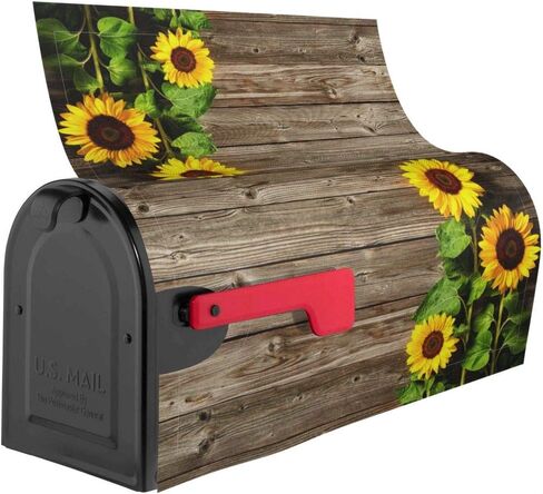 American Flag Mailbox Covers, Firework Eagle Magnetic Post Box Cover Wraps Standard Size 21x18 in for Garden Yard Decor in Kuwait