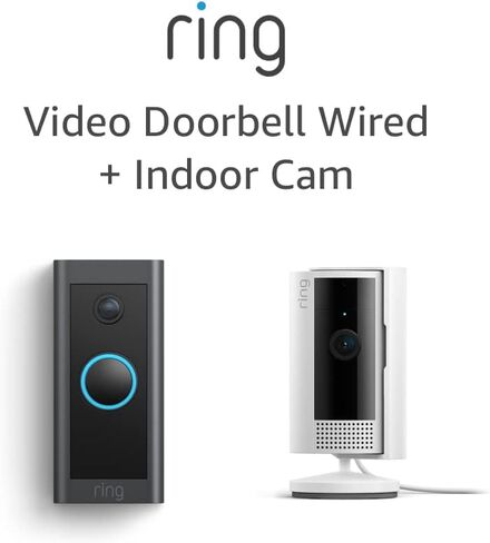 Ring Indoor Cam (newest model) — Home or business security in 1080p HD video, White in Saudi Arabia