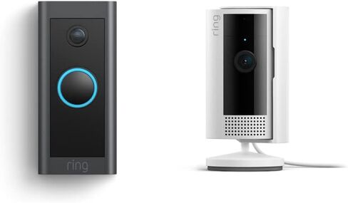 Ring Indoor Cam (newest model) — Home or business security in 1080p HD video, White in Saudi Arabia