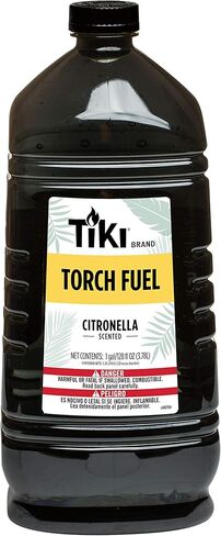 Tiki Brand Easy Pour Tiki Torch Fuel for Outdoors, Citronella Scented - 128 oz, 1216151 in Kuwait