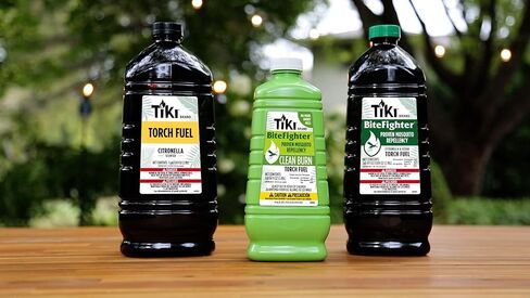 Tiki Brand Easy Pour Tiki Torch Fuel for Outdoors, Citronella Scented - 128 oz, 1216151 in Kuwait