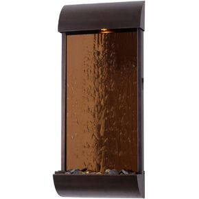 Kenroy Home 51055ORB Vale Indoor/Outdoor Wall Fountain with Bronze Finish, Rustic Style, 33" Height, 14" Width, 5" Depth in Saudi Arabia