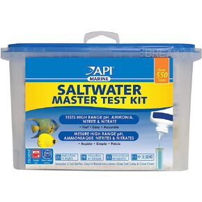 API FRESHWATER MASTER TEST KIT 800-Test طقم اختبار رئيسي للمياه العذبة في حوض السمك، أبيض، مفرد، متعدد الألوان