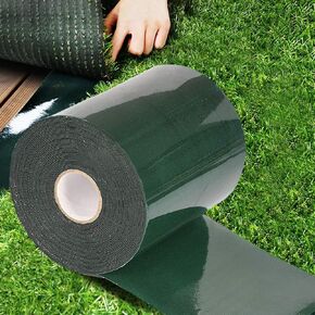 Double-Sided Artificial Grass Tape(2inx16ft),Self-Adhesive Artificial Seaming Tape, Carpet Turf Tape for Lawn,Outdoor Carpet Jointing,Mat Rug,Connecting Fake Grass in Kuwait
