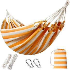 INNO STAGE Brazilian Hammock for Outside, with Tree Straps, Carry Bag | Portable lightweight design, ideal for backyard, porch, indoor and outdoor leisure use, easy storage in Saudi Arabia