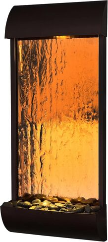 Kenroy Home 51055ORB Vale Indoor/Outdoor Wall Fountain with Bronze Finish, Rustic Style, 33" Height, 14" Width, 5" Depth in Saudi Arabia