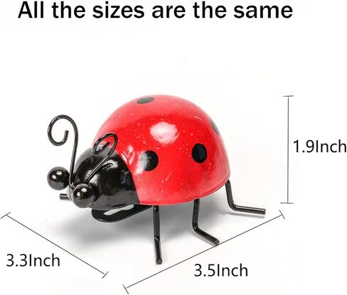 ديكور حديقة معدني من Cruis Cuka للخارج، زخارف فنية للحديقة، منحوتات جدارية وتماثيل، ديكورات سياج خارجية للفناء - مجموعة من 4 قطع in Kuwait