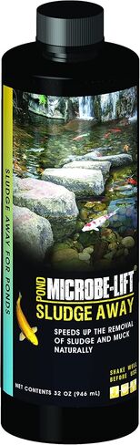 MICROBE-LIFT ALGA08 Algaway 5.4 علاج للتحكم في الطحالب للبرك والحدائق المائية، آمن لأسماك الكوي والأسماك الذهبية والنباتات والديكورات، 8 أونصات in Kuwait
