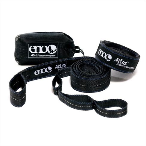 ENO Atlas Suspension System - Tree Strap for Hammock - Accessories for Camping, Hiking, and Backpacking - Black/Royal in Kuwait