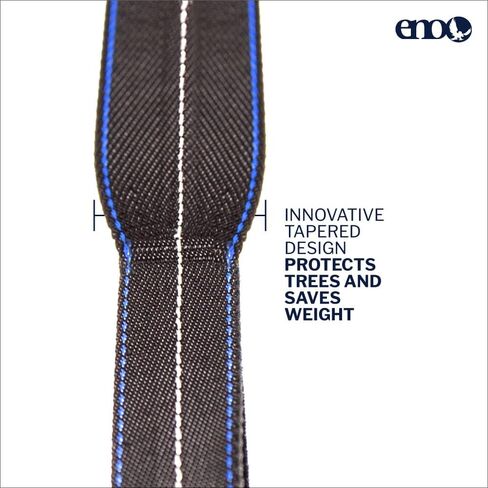 ENO Atlas Suspension System - Tree Strap for Hammock - Accessories for Camping, Hiking, and Backpacking - Black/Royal in Kuwait